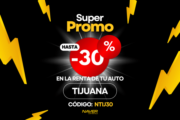 30% de descuento en la renta de tu coche en Tijuana